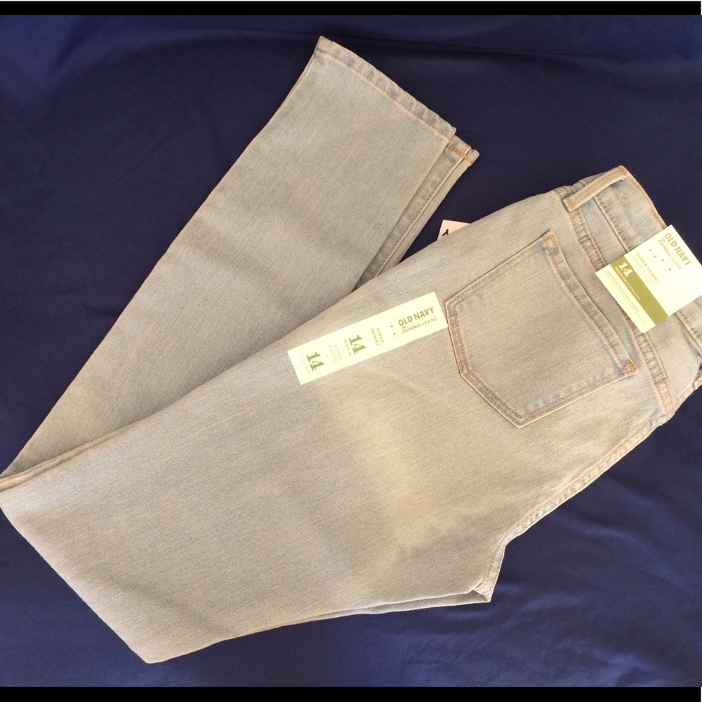 NWT Girls Old Navy jeans super skinny size 14